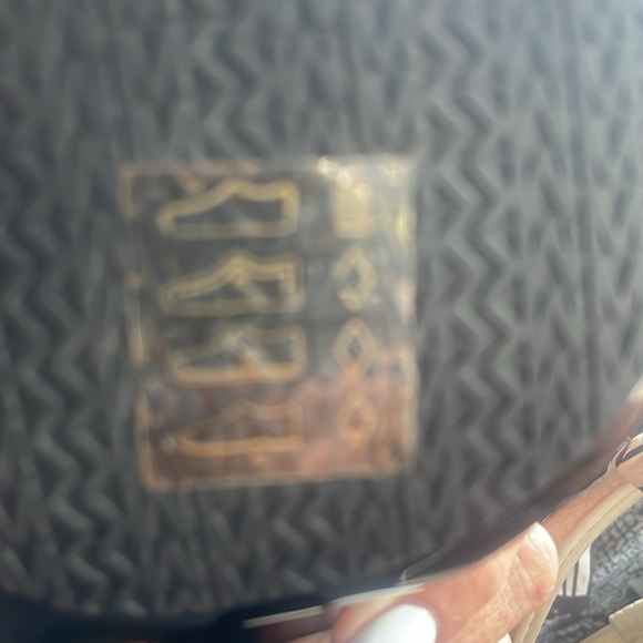 Michael Kors S 9 M Blue velvet zip up heels - Picture 7 of 7